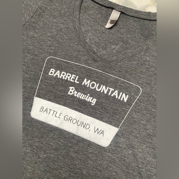 Barrel Mountain Brewing V-Neck Tee - Picture 2 of 7